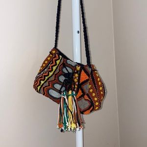 Beaded Bucket Bag